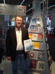 Frankfurter Buchmesse, Oktober 2009 mit meinem Buch: "An Overview of Extraterrestrial Races"