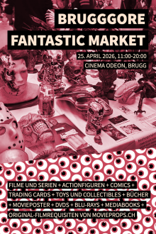 Brugggore Horror Film Festival Sale Börse Movie Memorabila Sale am Sa, 25.04.2026