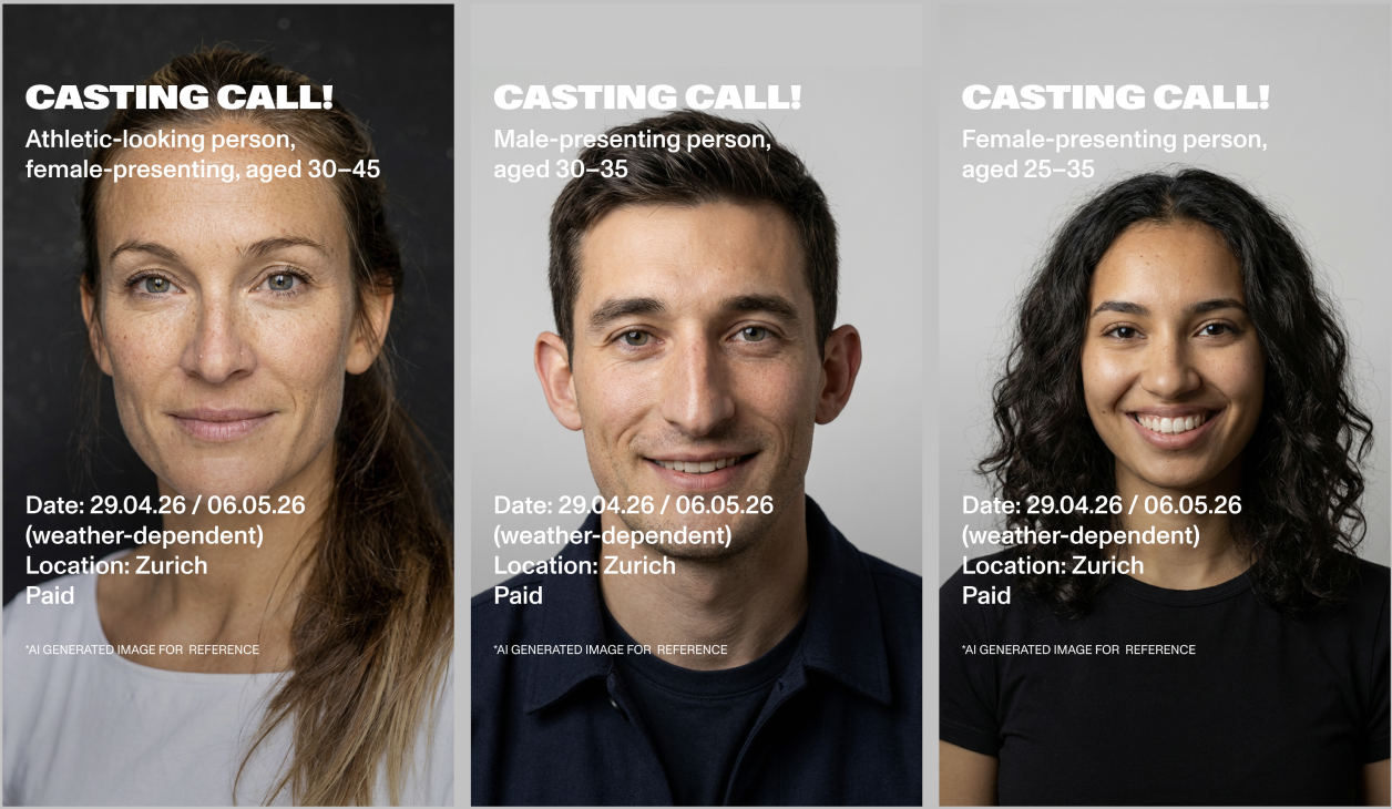 Casting Call - brand visual  photo+video (paid)