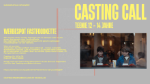 CASTING CALL | TEENIE GESUCHT!