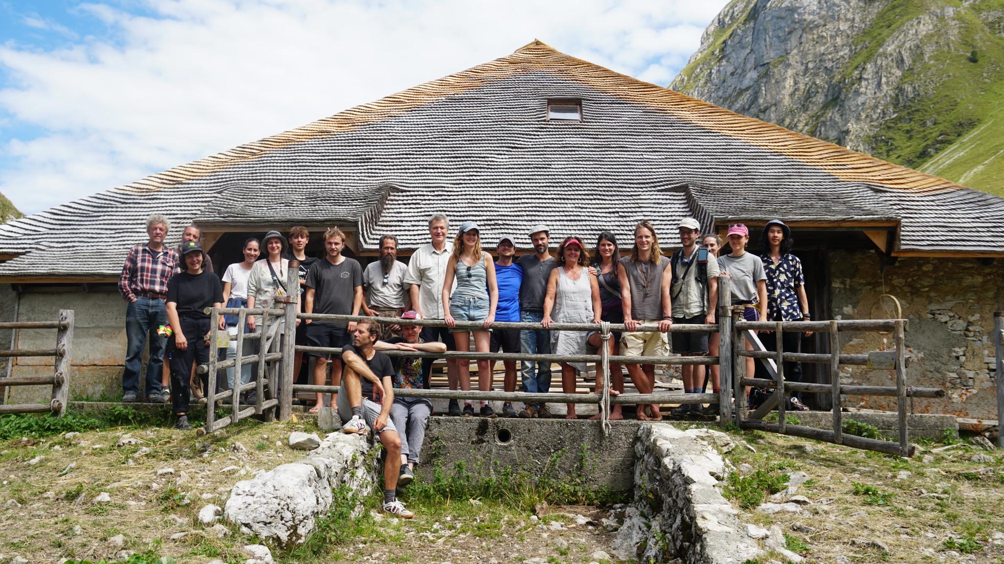 Das HOTPOT-Kollektiv am Drehort