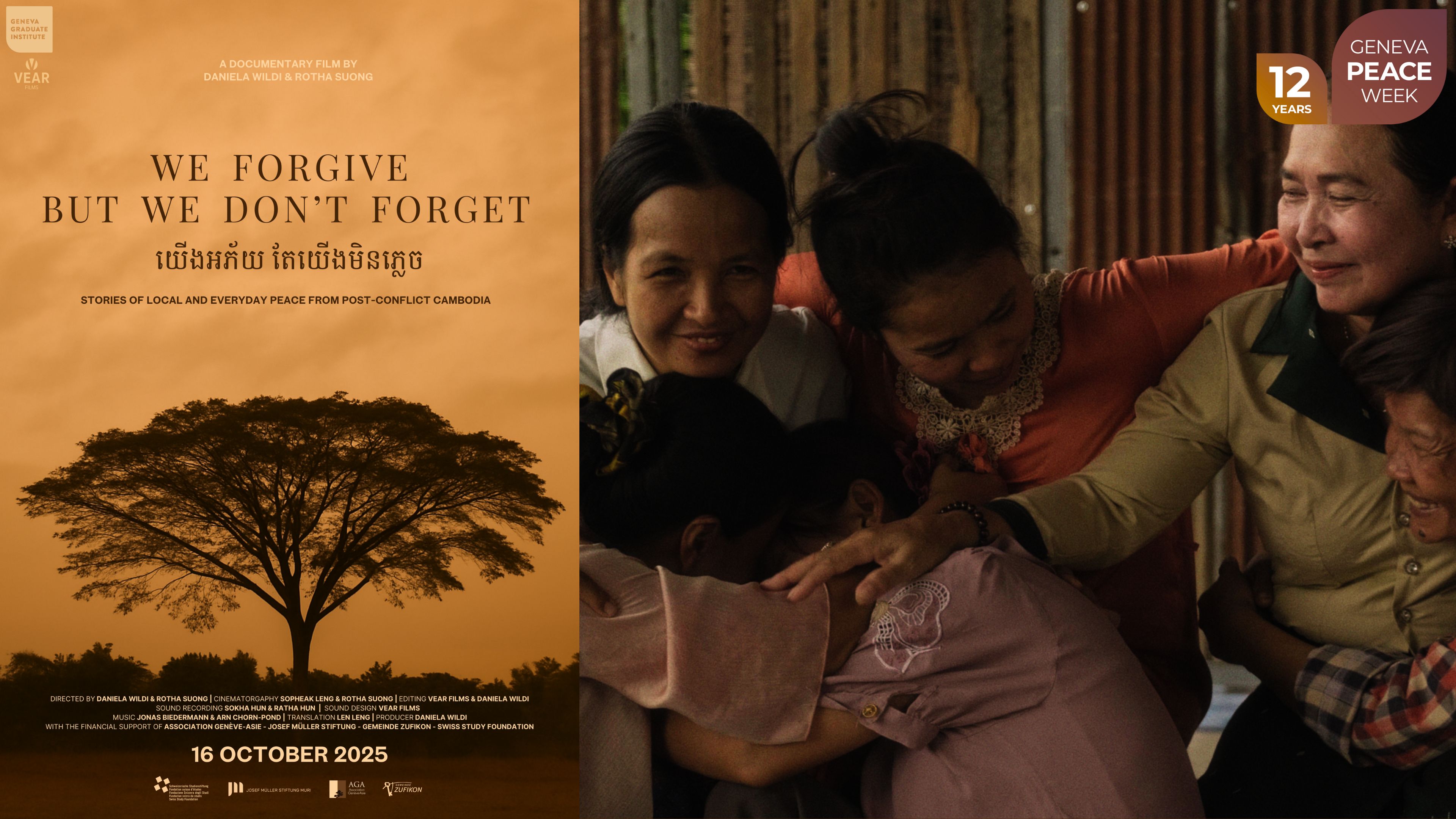 Geneva Peace Week 2025: We Forgive but We Don't Forget - A Documentary by Daniela Wildi & Rotha Suong 