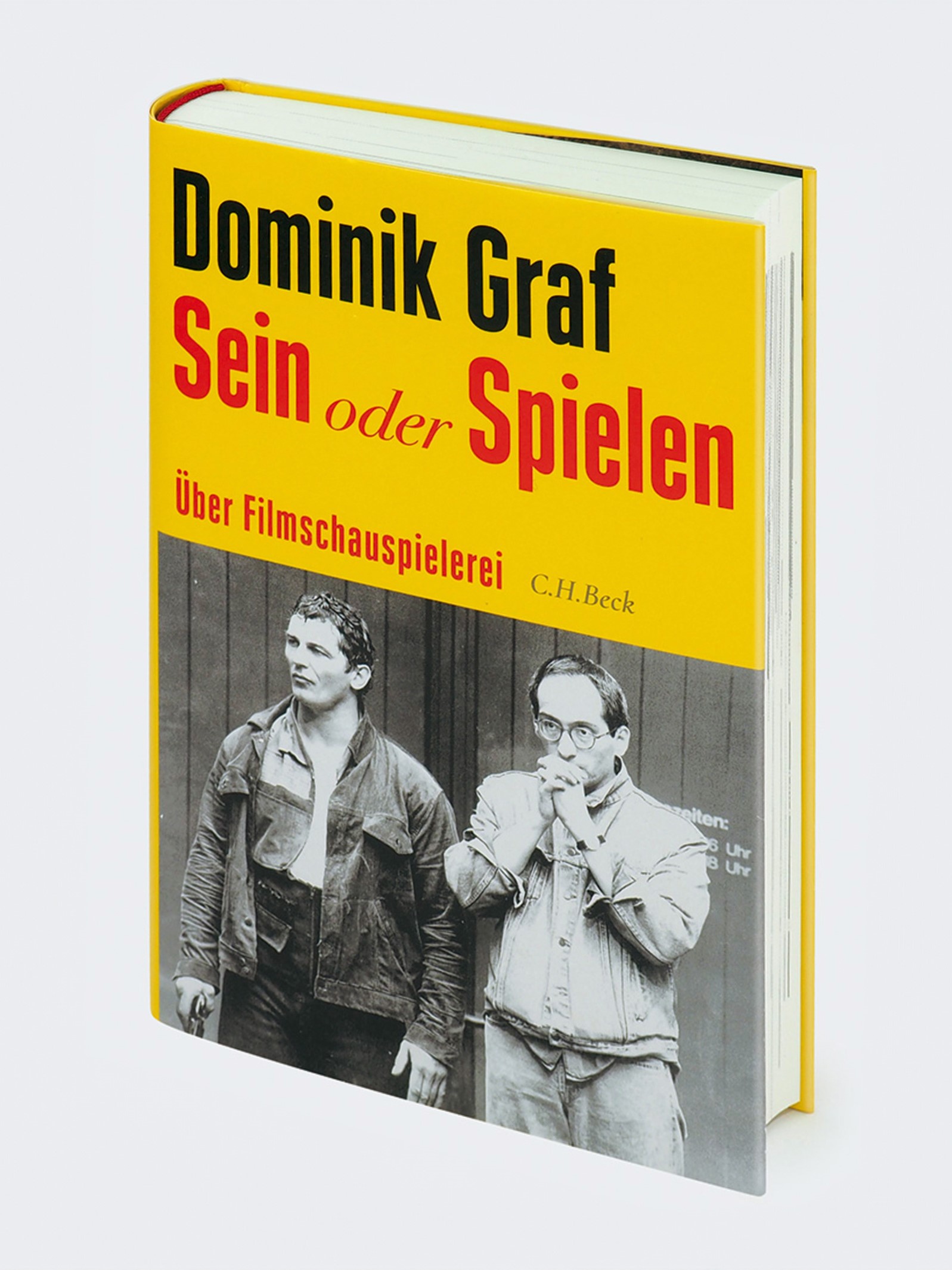 Mi 12.11. 18:30 | Buchpräsentation «Sein oder Spielen» von Dominik Graf | Film in Worten: Neue Bücher zum Kino | Kino Filmpodium, Nüschelerstr. 11