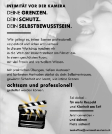 Intimcoordinator in der Schweiz Intimcoordinator in der Schweiz
