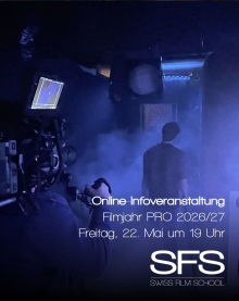 Online Infoanlass Filmjahr Pro 22. Mai und 12. Juni 2026