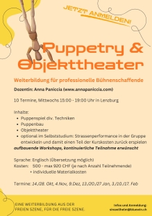 Weiterbildung Puppetry
